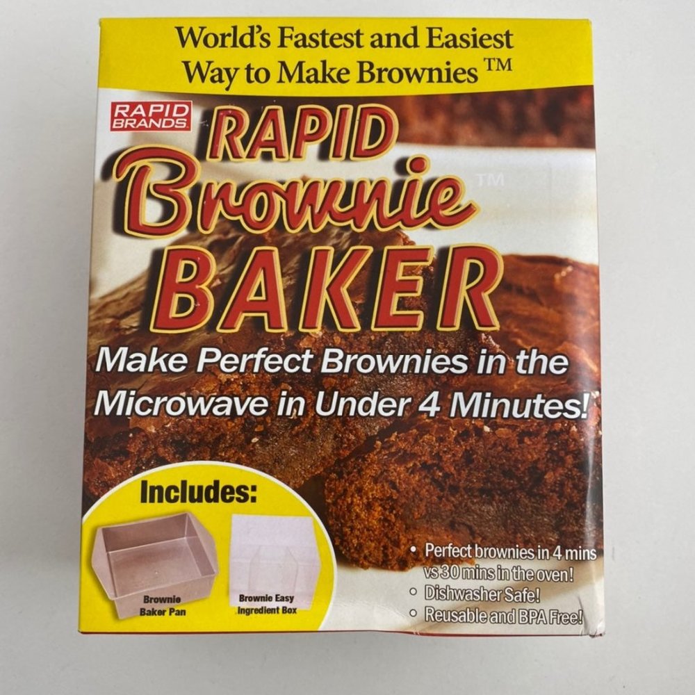 Microwave Rapid Brownie Baker
